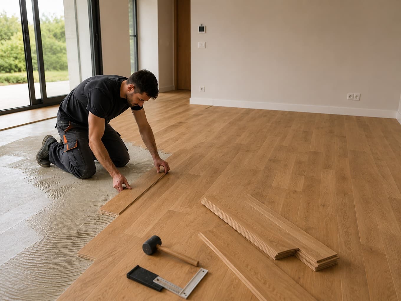 Parquet posé par Menuiserie Beirouti
